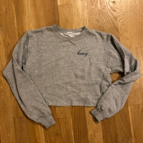 Brandy Melville Tops - Brandy Melville honey crewneck Brandy Melville Tops - Brandy Melville honey crewneck